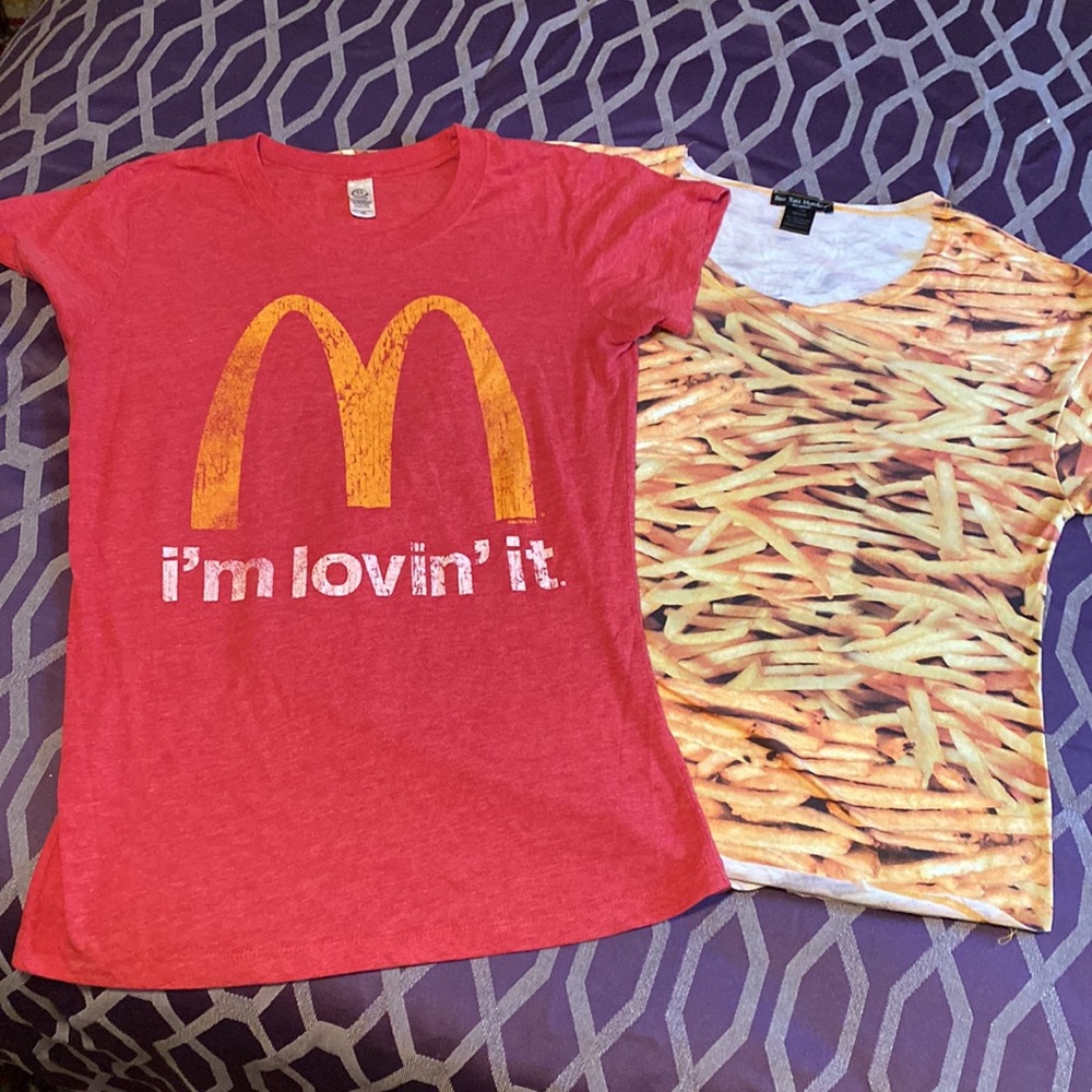 Fries and McDonald’s! Tee lot! M/L?